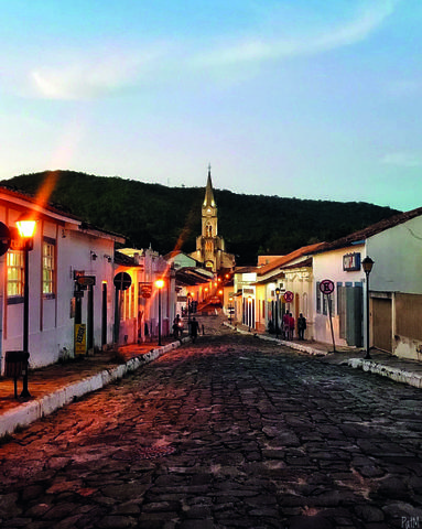 Centro Histórico da Cidade de Goiás, um dos 16 Patrimônios do Brasil reconhecidos pela UNESCO.