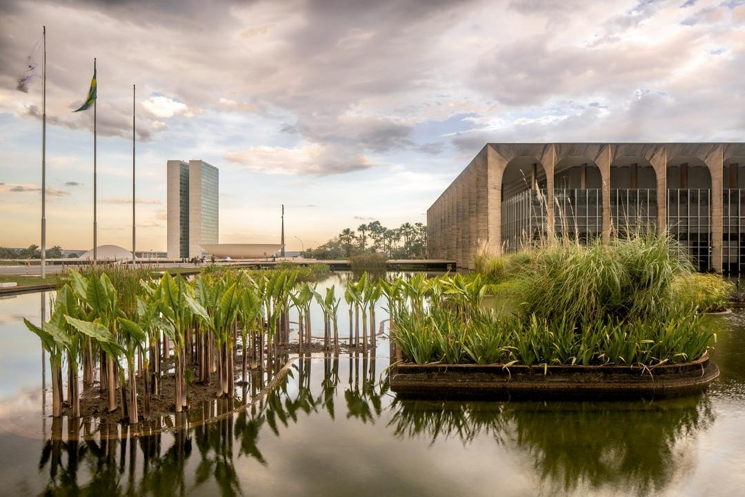 O Plano Piloto de Brasília, um dos 16 Patrimônios do Brasil reconhecidos pela UNESCO.