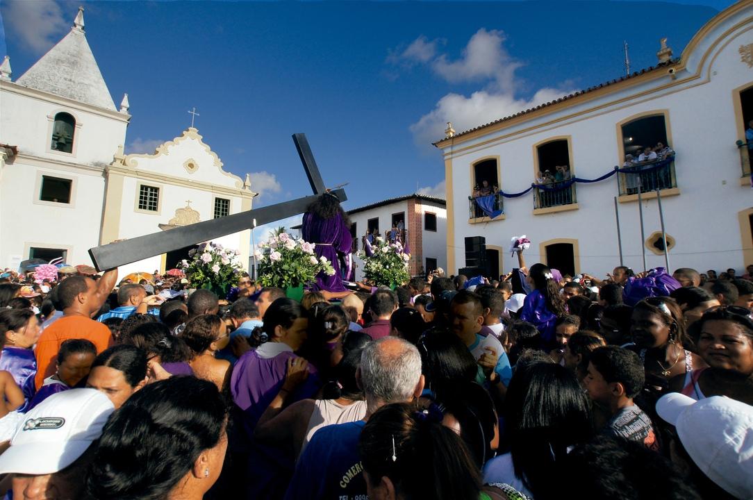 Praça de São Francisco, na cidade de São Cristóvão, Sergipe, um dos 16 Patrimônios do Brasil reconhecidos pela UNESCO.